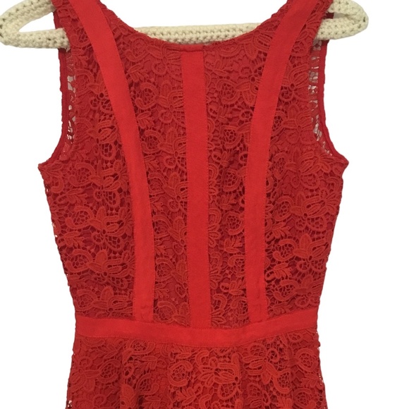 ASOS red romper, backless, size 2, UK 6. - Picture 3 of 7